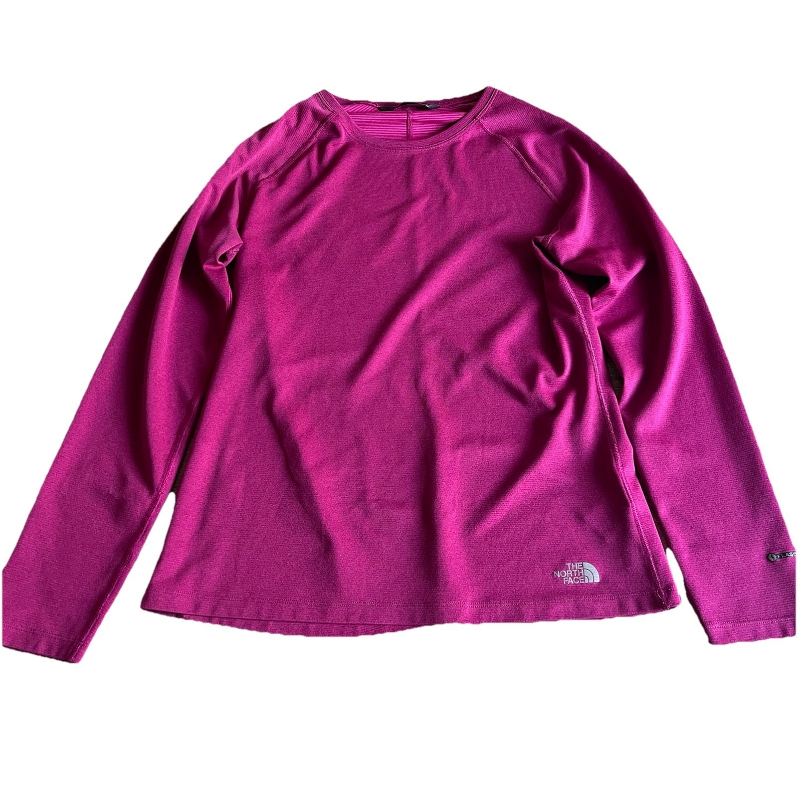 The North Face Shirt Womens Quick Dry Large Fitted Long Sleeve Layering Wicking